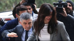 Así fue la caótica llegada de Tonka Tomicic a declarar en el marco del Caso Audios