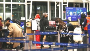 '500 no': ¿Qué piden los trabajadores en huelga en el Aeropuerto de Santiago?