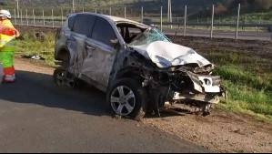 Un muerto y dos heridos tras fatal accidente de tránsito en caletera de la Ruta 68