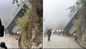 Agencia peruana de noticias confirma identidades de chilenos lesionados tras accidente de bus en Machu Picchu