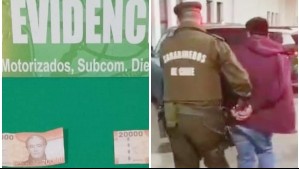 Manejaba sin licencia de conducir y ofreció $60 mil a Carabineros para evitar multa: Terminó detenido en Rancagua