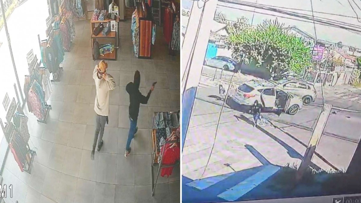 Tour delictual: Tres menores y hombre de 39 años asaltan tienda en outlet de Quilicura y luego roban a camión de bebidas