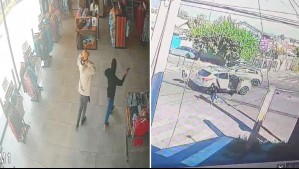 Tour delictual: Tres menores y hombre de 39 años asaltan tienda en outlet de Quilicura y luego roban a camión de bebidas