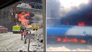 Camión con combustible se incendia al interior de mina Chuquicamata: Codelco inició investigación por el hecho