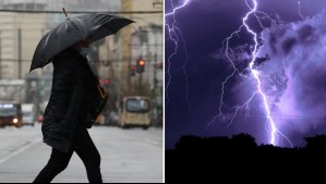 Tormentas eléctricas, lluvias fuertes y con isoterma alta: Meteorología emite avisos para zonas de cinco regiones