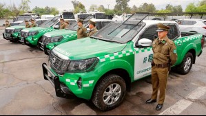 Carabineros recibe 10 nuevas camionetas blindadas: Así son los nuevos vehículos policiales