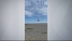 La DGAC investigará itinerario de helicóptero que aterrizó en una playa de Cobquecura