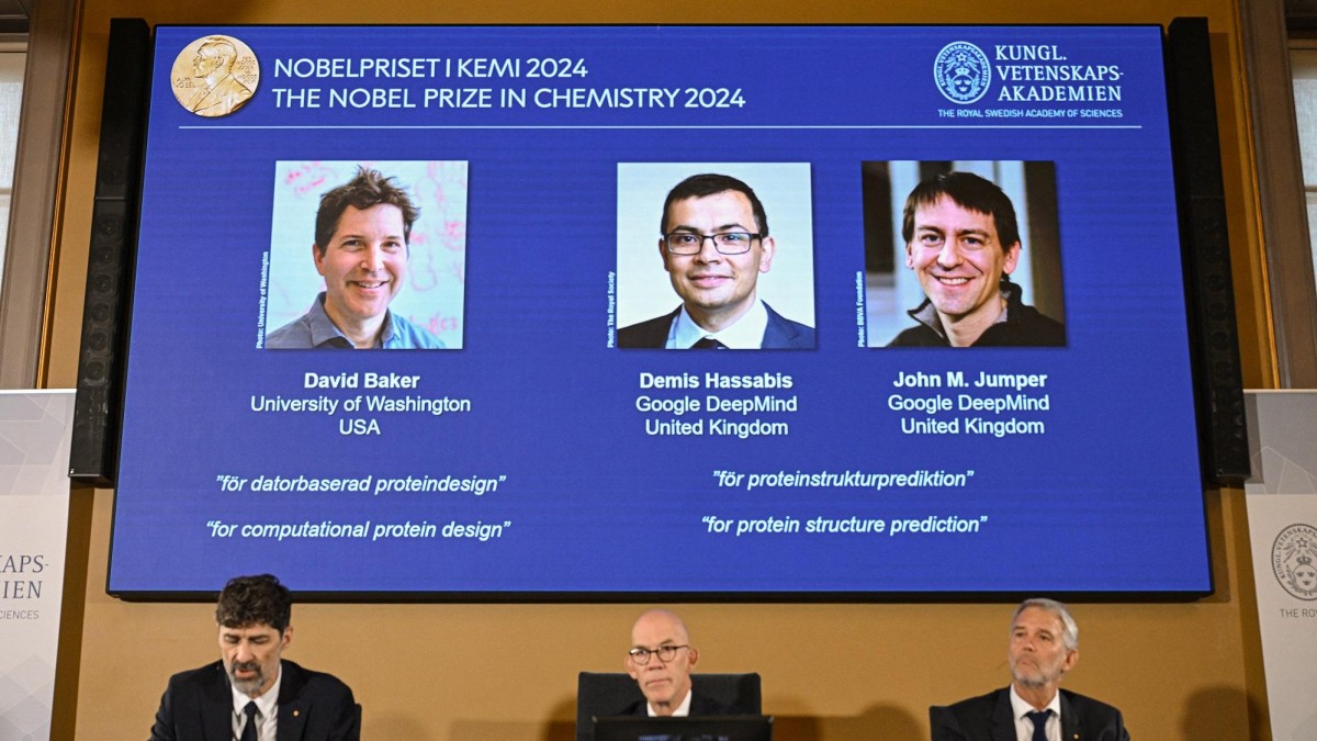 Conoce a los ganadores del Nobel de Química: Aportaron a diseño computacional de proteínas y predicción de su estructura