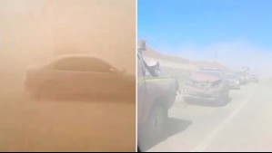 Videos muestran fuertes tormentas de arena en regiones del norte: Vientos han alcanzado los 106 km/h