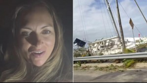 Paula Pavic mostró cómo quedó su casa tras el paso del huracán Milton por Florida: 'Los vidrios se movían mucho'