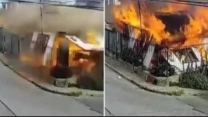 Video muestra momento exacto de explosión de gas en Viña del Mar: Vecinos rescataron a una abuelita desde la casa