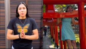 Las disculpas de chilena viral por hacer ejercicio en santuario japonés: 'No estaba pensando en lo que estaba haciendo'
