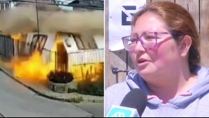 'Fue impactante': El testimonio de vecinos que rescataron a adulta mayor tras explosión en su casa en Viña del Mar