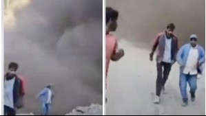 Se salvaron por segundos: Impactante video muestra a obreros huyendo de alud en India