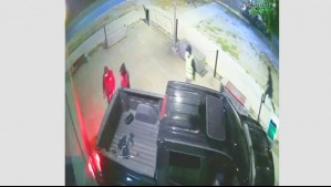 Video capta a camioneta robada a Marcelo Díaz en intento de robo de caja fuerte desde local comercial