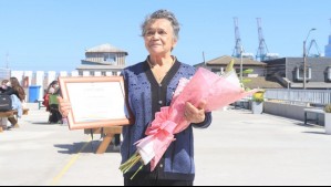 Mujer de 83 años logró titularse en Valparaíso: 'Entré a estudiar y nunca falté, ningún día'