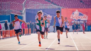 Auspiciado por Deporte Escolar Soprole: Torneo Interescolar Mixto reunió a más de 3.300 atletas en el Estadio Nacional