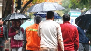 Lluvias y vientos de hasta 70 km/h: Revisa las zonas en donde se esperan precipitaciones este martes