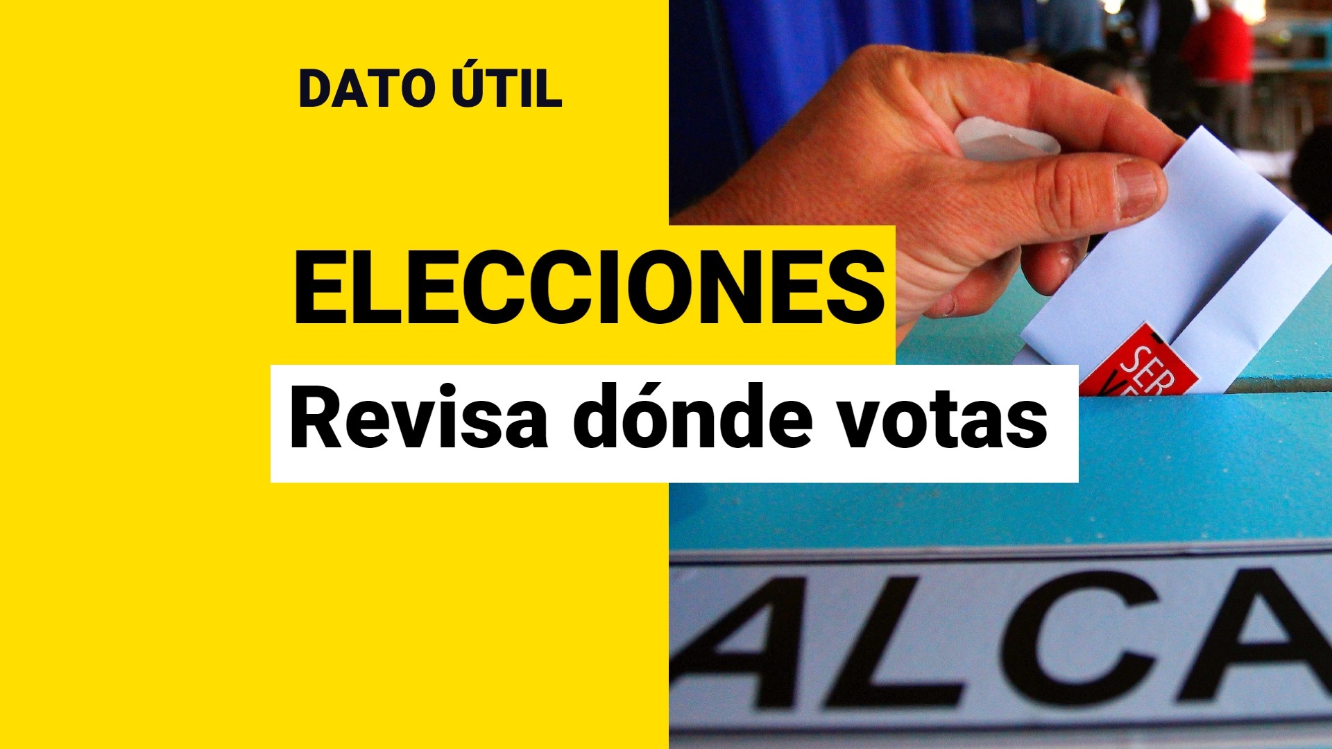 ¿Dónde Voto? Revisa Con Tu RUT Tu Local De Votación Y Mesa Para ...