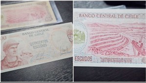 El antiguo billete chileno que puede alcanzar un millonario precio: 'Es una variante extraña'