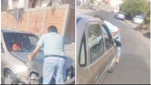 El relato de adulto mayor que fue arrastrado por auto en Antofagasta: 'Agradezco a Dios de que no pasó nada más grave'