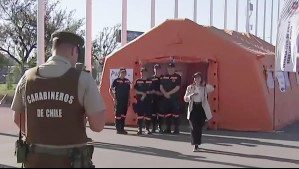 Votante resulta herido luego de que drone le cayera encima en el Estadio Nacional