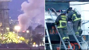 Incendio afectó a local comercial cerca de mall en La Reina