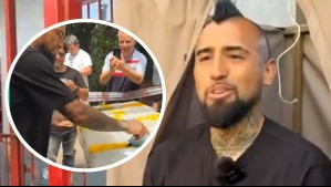 Transmitió en vivo el proceso: Arturo Vidal votó por primera vez en su vida y revolucionó local de San Joaquín