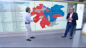 Así quedó el mapa electoral en la Región Metropolitana tras las elecciones municipales