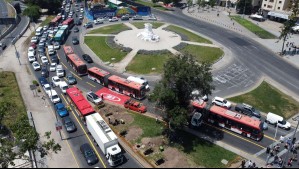 Este jueves comienza la remodelación de la Plaza Italia: Revisa los desvíos de tránsito que habrá en la zona