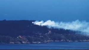 Senapred declara Alerta Roja por incendio forestal en la comuna de Valparaíso