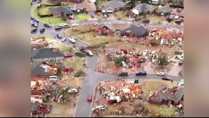 Video muestra impactantes daños de una serie de tornados en las afueras de Oklahoma en EEUU