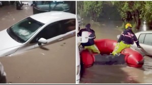 Calles convertidas en ríos: Video muestra graves inundaciones tras fuertes lluvias en Colombia