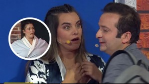 ¡Frente a Belén Mora! Toto besó a Sandra Donoso en sketch de 'Detrás del Muro' de la Teletón 2024