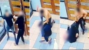Video muestra brutal golpiza a conserje de 68 años en un edificio de Santiago