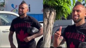 'Adivinen quién volvió': Así fue la llegada de Arturo Vidal a Juan Pinto Durán tras convocatoria de La Roja