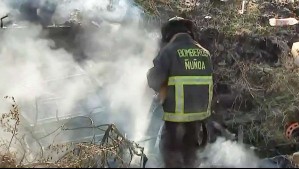 Video muestra emotivo rescate a gatito en medio de incendio en Toma Dignidad de La Florida