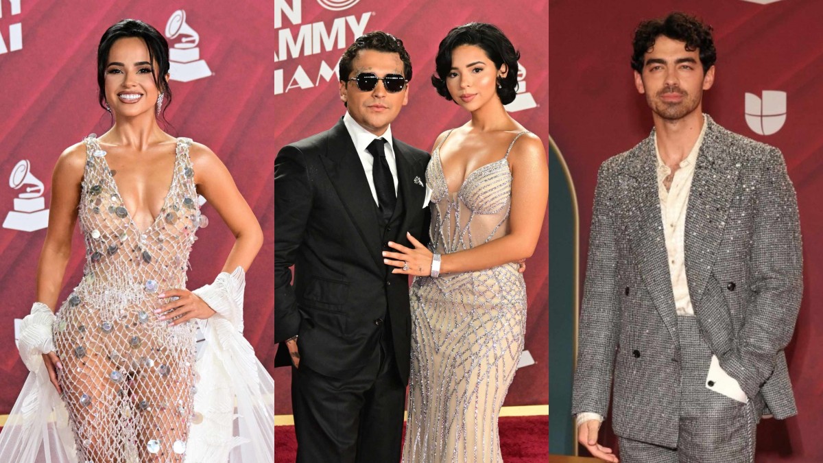 Brillo, transparencias y mucho glamour: Revisa los looks de las celebridades en la alfombra roja de los Grammy Latinos