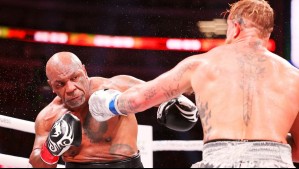 Mike Tyson fue derrotado en su regreso al ring por el youtuber y boxeador Jake Paul