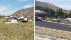 Avioneta sufre accidente en aeródromo de Salamanca: Cuatro personas resultaron heridas