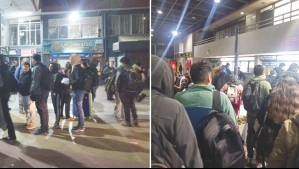 Caos en terminales de Valparaíso por huelga de trabajadores de reconocida línea de buses