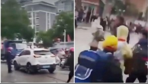 Video muestra nuevo atropello masivo en China: Vehículo embistió a un grupo de niños afuera de un colegio