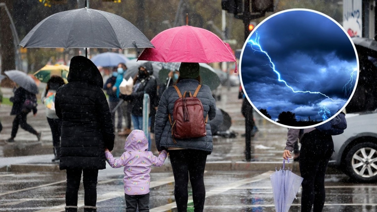 Domingo de elecciones con lluvia y tormentas eléctricas: Las zonas en que caerían precipitaciones este fin de semana