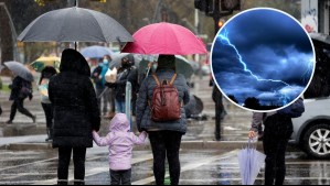 Domingo de elecciones con lluvia y tormentas eléctricas: Las zonas en que caerían precipitaciones este fin de semana