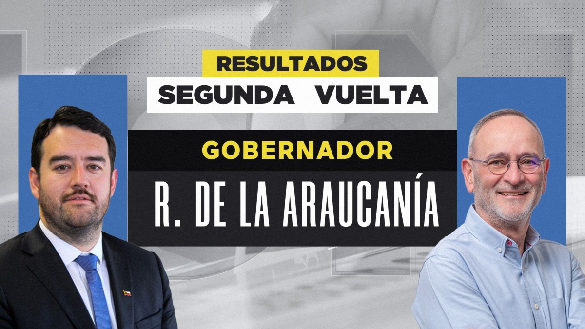 Resultados de la elección de Gobernadores 2024: Revisa quién gana en la Región de La Araucanía