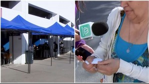 Reclamos por retrasos y una mujer hasta se puso a tejer: Hay espera de hasta 2 horas en una mesa del Estadio Nacional