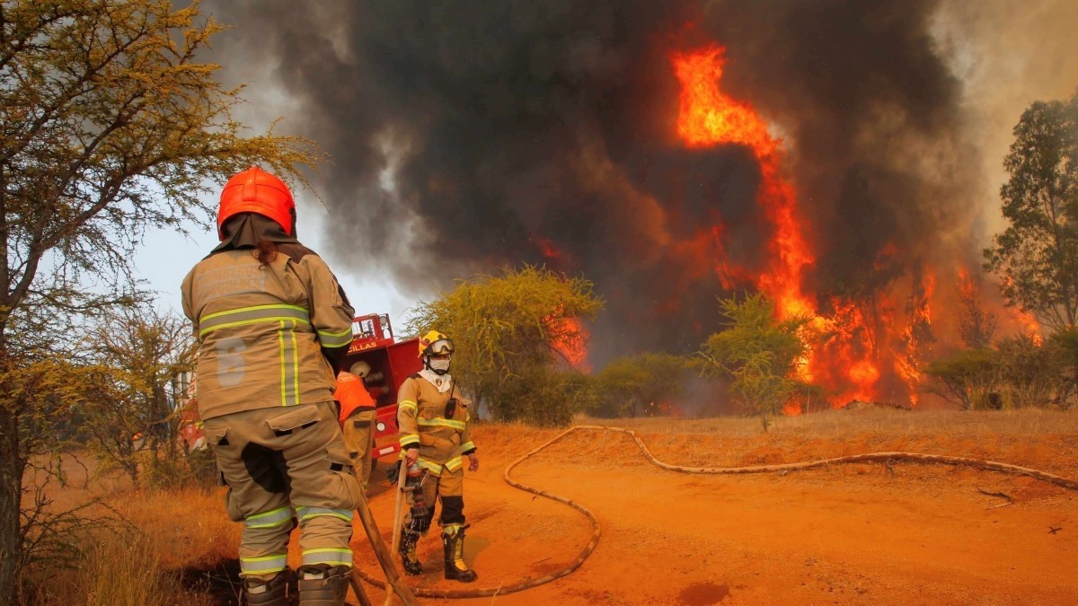 Declaran Alerta Amarilla para Melipilla por incendio forestal con alta velocidad de propagación