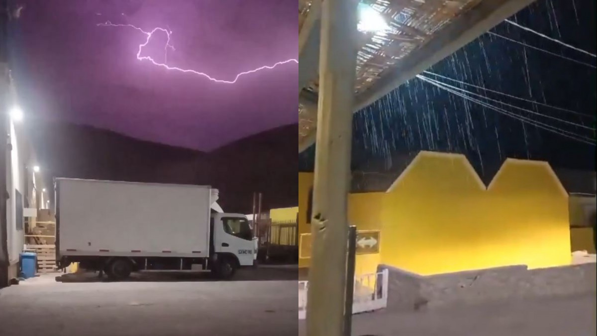 Senapred declara Alerta en la región de Tarapacá por tormentas eléctricas