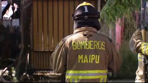 Un adulto mayor muere tras incendio en vivienda de Maipú