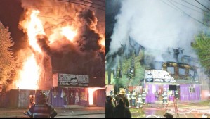 Dos fallecidos en incendio que afectó a un cité en Osorno